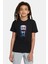 Mr Robot Baskılı Unisex Çocuk Siyah T-Shirt 1