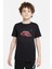 Kırmızı Tosbaa Baskılı Unisex Çocuk Siyah T-Shirt 1