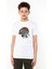 Pubg Helmet Kurukafa Skull Baskılı Unisex Çocuk Beyaz T-Shirt 1