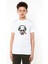 Panda Baskılı Unisex Çocuk Beyaz T-Shirt 1