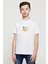 Meia Ponta On Behance Baskılı Unisex Çocuk Beyaz T-Shirt 1