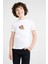 Kedi Baskılı Unisex Çocuk Beyaz T-Shirt 1