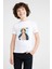 Anime One Piece Baskılı Unisex Çocuk Beyaz T-Shirt 1