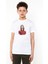 La Case De Papel Baskılı Unisex Çocuk Beyaz T-Shirt 1