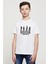 Stanger Things Bisiklet Arka Dönük Baskılı Unisex Çocuk Beyaz T-Shirt 1
