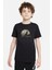 Howling Wolf Moondark Moon Dolunay Kurt Baskılı Unisex Çocuk Siyah T-Shirt 1