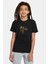 Doctor Who Don't Blink Baskılı Unisex Çocuk Siyah T-Shirt 1