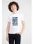 The Doors Baskılı Unisex Çocuk Beyaz T-Shirt 1