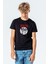 Stanger Things Squad Goals Baskılı Unisex Çocuk Siyah T-Shirt 1