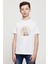 Skam Noora Baskılı Unisex Çocuk Beyaz T-Shirt 1