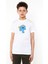 Kurabiye Canavarı Elmo Küçük Baskılı Unisex Çocuk Beyaz T-Shirt 1
