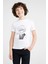 Anime Fairy Tail Glass Guild Emblem Baskılı Unisex Çocuk Beyaz T-Shirt 1
