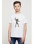 Predator City Hunter Baskılı Unisex Çocuk Beyaz T-Shirt 1