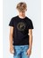 Burç Scorpio Baskılı Unisex Çocuk Siyah T-Shirt 1
