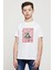 Fob Out Boy Logo Save Rock Baskılı Unisex Çocuk Beyaz T-Shirt 1