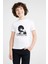 The Doors Solist Baskılı Unisex Çocuk Beyaz T-Shirt 1