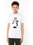 Anime Fairy Tail Glass Guild Emblem Baskılı Unisex Çocuk Beyaz T-Shirt 1