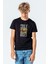 Guns N Roses Metal Rock Müzik Baskılı Unisex Çocuk Siyah T-Shirt 1