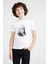 Benjamin Baskılı Unisex Çocuk Beyaz T-Shirt 1