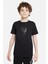 Kurt Mozaik Wolf Baskılı Unisex Çocuk Siyah T-Shirt 1