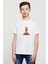 Molly Zooba Battle Royale Baskılı Unisex Çocuk Beyaz T-Shirt 1
