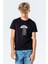 The Umbrella Academy Characters Name Baskılı Unisex Çocuk Siyah Tshirt 1