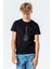 Notalar Gitar Music Müzik Baskılı Unisex Çocuk Siyah Tshirt 1