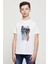 Anime One Piece Baskılı Unisex Çocuk Beyaz T-Shirt 1