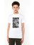 The Doors Lyric Lirik Baskılı Unisex Çocuk Beyaz T-Shirt 1