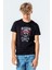Asking Alexandria Skull Baskılı Unisex Çocuk Siyah T-Shirt 1