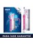 Pro 2500 Şarj Edilebilir Diş Fırçası Cross Action Flora Pink + Seyahat Kabı 1