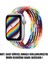 Apple Watch Uyumlu Series 3 38MM Kordon, (Small Size, 127MM) Braided Solo Loop Band Pride Edition 2