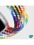 Apple Watch Uyumlu Series 3 38MM Kordon, (Small Size, 127MM) Braided Solo Loop Band Pride Edition 5