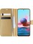 Xiaomi Redmi Note 10 Kılıf Delux Leather Wallet Gold 1
