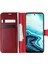 General Mobile Gm 21 Pro Kılıf Delux Leather Wallet Kırmızı 2