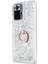 Xiaomi Redmi Note 10 Pro Kılıf Glitter Liquid Holder Gümüş 1