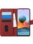 Xiaomi Redmi Note 10 Pro Kılıf Fabric Book Wallet Kırmızı 2