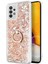Samsung Galaxy A72 Kılıf Glitter Liquid Holder Gold 2