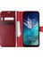General Mobile Gm 21 Kılıf Delux Leather Wallet Kırmızı 2
