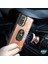 Xiaomi Redmi Note 10 Pro Kılıf Grande Clear Ring Holder Kırmızı 3