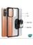 Xiaomi Redmi Note 10 Pro Kılıf Grande Clear Ring Holder Kırmızı 5