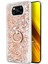 Xiaomi Poco X3 Nfc Kılıf Glitter Liquid Holder Gold 2