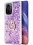 Xiaomi Poco F3 Kılıf Glitter Liquid Holder Mor 2