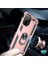 Xiaomi Redmi Note 10 Kılıf Military Ring Holder Lacivert 4