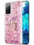 Samsung Galaxy S20 Fe Kılıf Glitter Liquid Holder Pembe 2