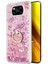 Xiaomi Poco X3 Nfc Kılıf Glitter Liquid Holder Pembe 2