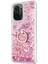 Xiaomi Redmi K40 Pro Kılıf Glitter Liquid Holder Pembe 1