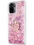 Xiaomi Redmi Note 10 Kılıf Glitter Liquid Holder Pembe 1