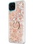 Samsung Galaxy A12 Kılıf Glitter Liquid Holder Gold 1