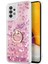 Samsung Galaxy A72 Kılıf Glitter Liquid Holder Pembe 2